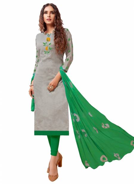 Gray Colour Mango Rahul Nx New Latest Designer Ethnic Wear Modak Silk Salwar Suit Collection 1002
